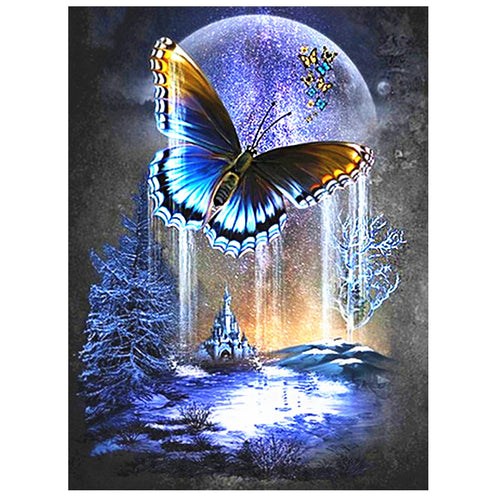 Diamond Painting Butterfly Home Decoration Full Drill Square / round Embroidery Rhinestone Picture Diamont Handcraft Kit