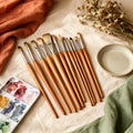 Complete Artist Brush Set — 12 Piece for Paint-by-Numbers