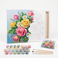 Floral Paint-by-Numbers Kit