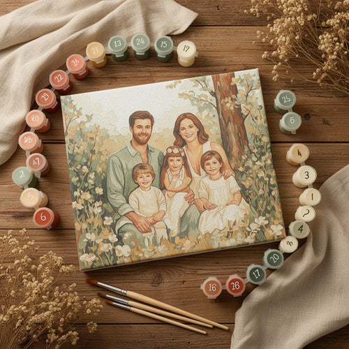 Custom Photo Paint-by-Numbers Kit — Create Your Own Masterpiece